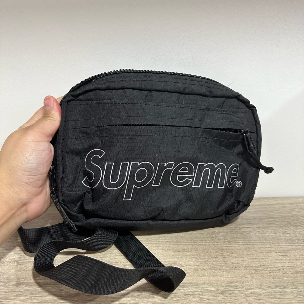 Black Crossbody Supreme Bag